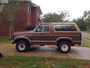Подбор шин на Ford Bronco I 1984