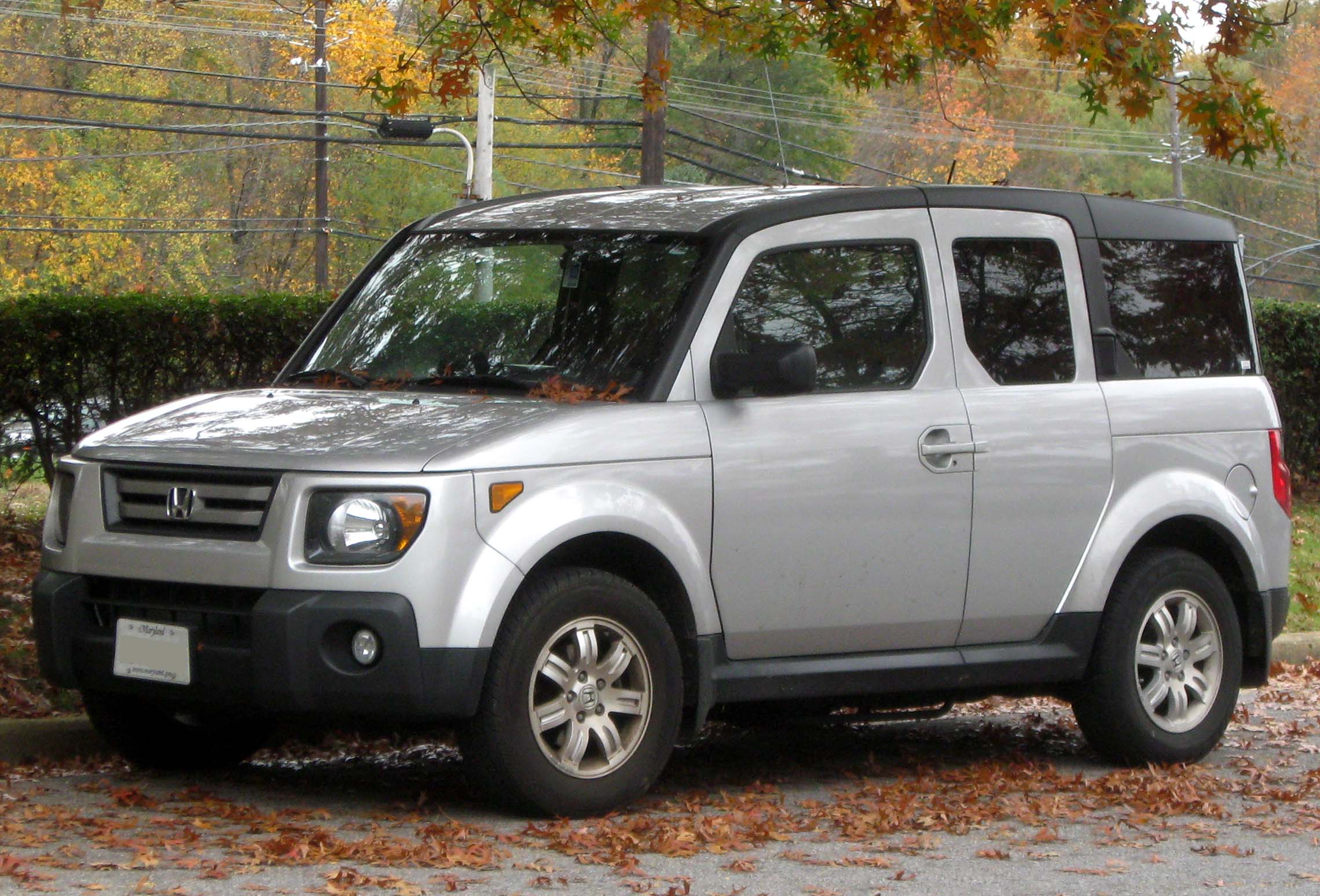 Шины и диски для Honda Element 2007, размер колёс на Хонда Элемент 2007