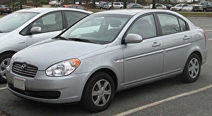 Подбор шин на Hyundai Accent 2007