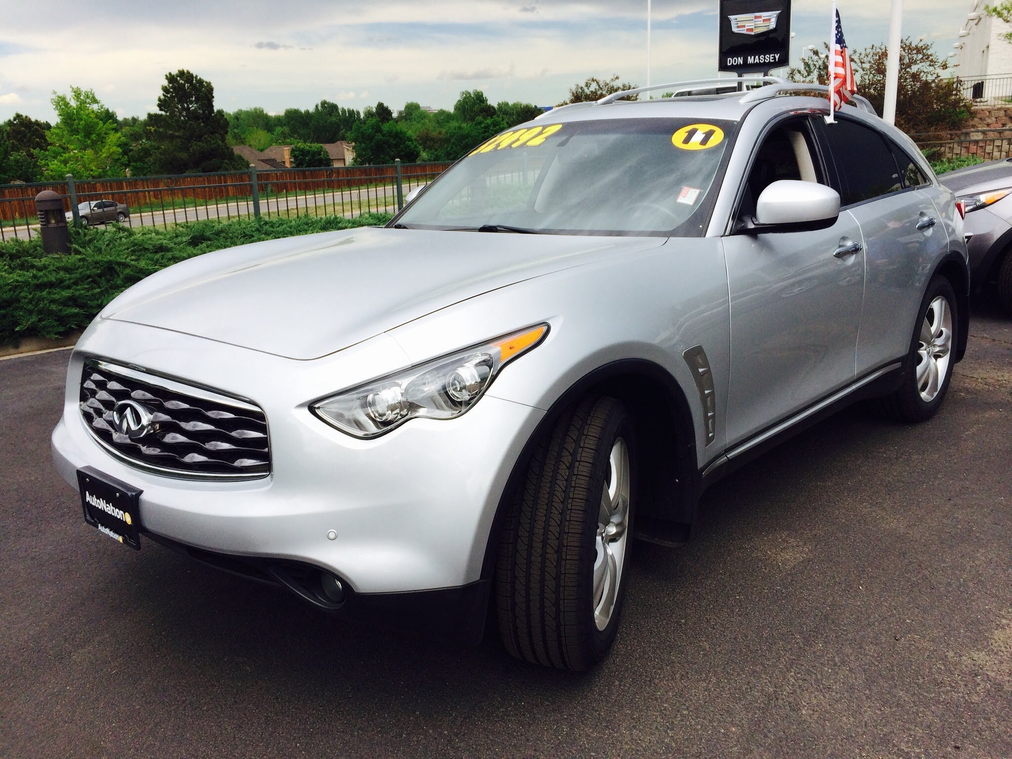 Шины и диски для Infiniti FX 2011 FX35 S51, размер колёс на Инфинити ФХ FX35  S51