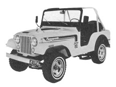 Размер колёс на Jeep CJ 1953 Подбор шин на Jeep CJ 1953