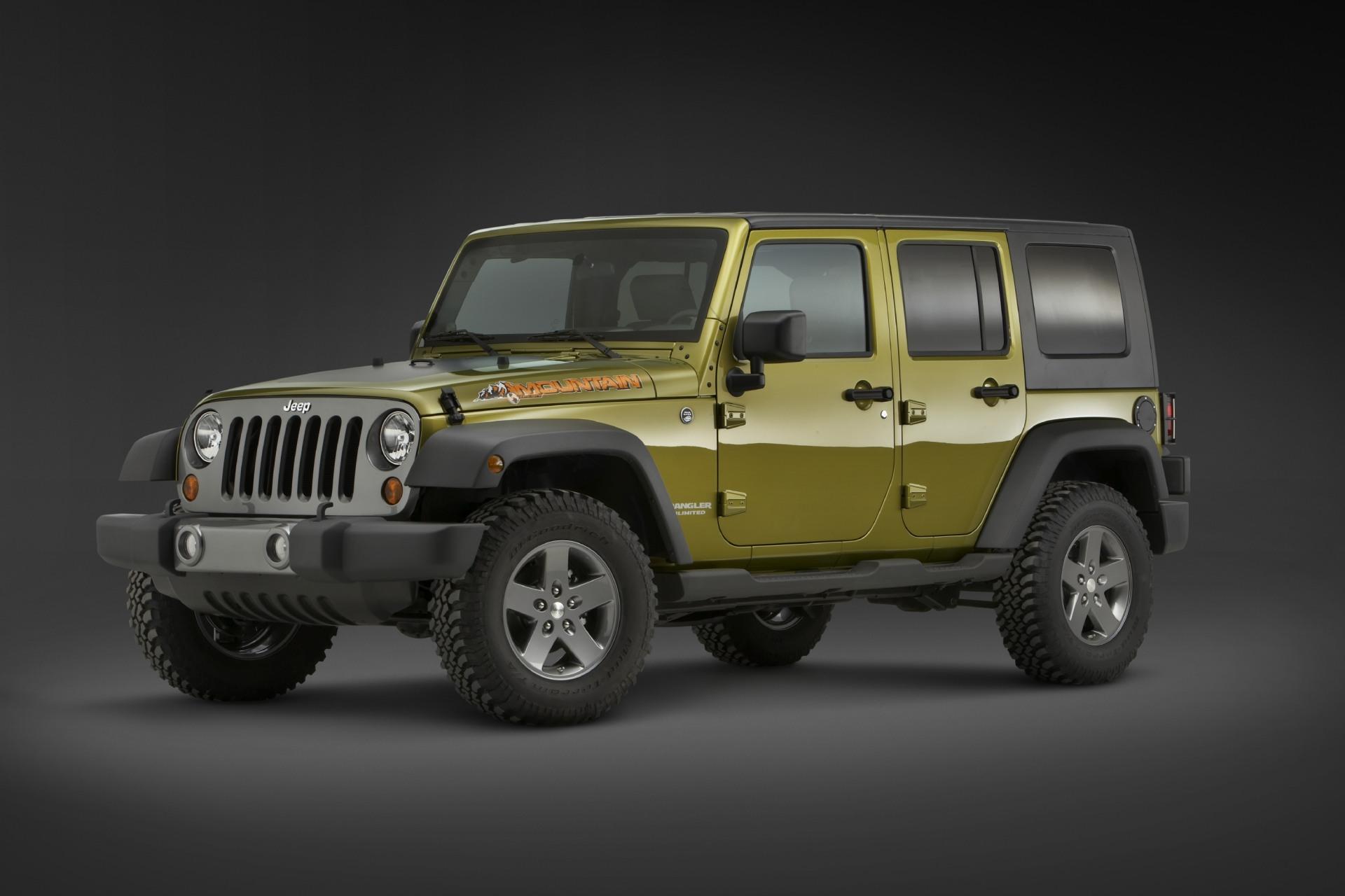 Подбор шин на Jeep Wrangler 2010