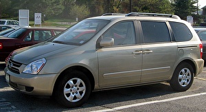 Подбор шин на Kia Sedona 2001