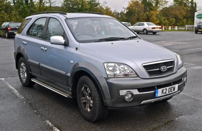 Размер колёс на Kia Sorento 2005 Подбор шин на Kia Sorento 2005