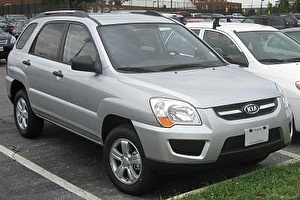 Размер колёс на Kia Sportage 2009