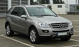 Подбор шин на Mercedes M-Class (W164) 2006