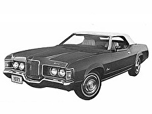 Подбор шин на Mercury Cougar 1972