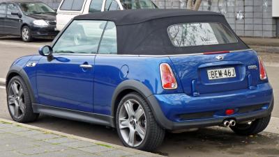 Размер колёс на Mini Cooper Cabrio 2004 Подбор шин на Mini Cooper Cabrio 2004