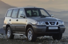 Размер колёс на Nissan Terrano 2 2002 Подбор шин на Nissan Terrano 2 2002