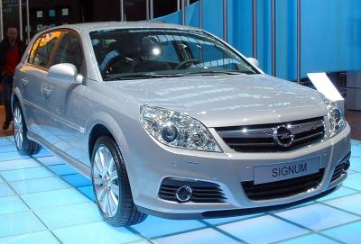 Размер колёс на Opel Signum 2007 Подбор шин на Opel Signum 2007
