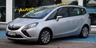 Размер колёс на Opel Zafira 2012 Подбор шин на Opel Zafira 2012