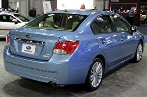 Подбор шин на Subaru Impreza 2012