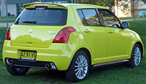 Подбор шин на Suzuki Swift 2006
