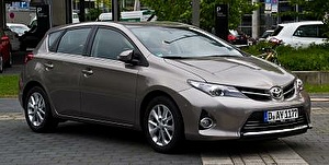 Подбор шин на Toyota Auris 2013