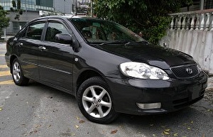 Подбор шин на Toyota Corolla Altis 2005