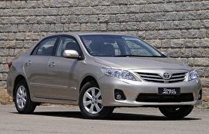 Подбор шин на Toyota Corolla Altis 2013