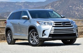 Подбор шин на Toyota Highlander 2018