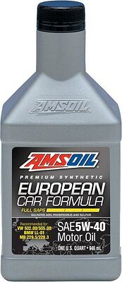 AMSoil European Car Formula Full-SAPS Synthetic Motor Oil 5W-40 0.94л