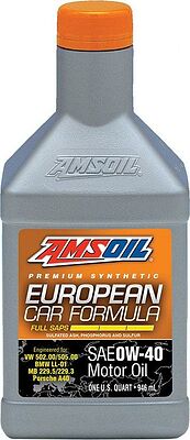 AMSoil European Car Formula Full-SAPS Synthetic Motor Oil 0W-40 0.94л