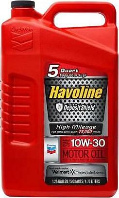 Chevron Havoline High Mileage 10W-30 4.73л