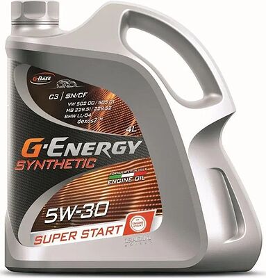 G-Energy Synthetic SuperStart 5W-30 4л