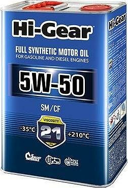 Hi-Gear Full Synthetic Motor Oil 5W-50 4л