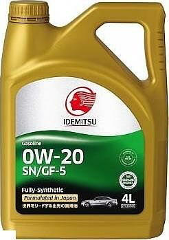 Idemitsu Fully-Synthetic SN/GF-5 0W-20 4л
