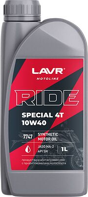 Lavr MOTO RIDE SPECIAL 4Т 10W-40 SN 1л
