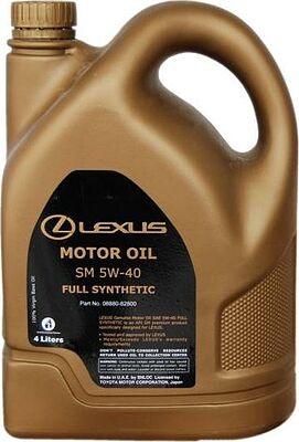 Lexus Motor Oil SM 5W-40 4л