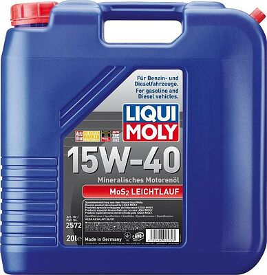 Liqui Moly MoS2 Leichtlauf 15W-40 20л