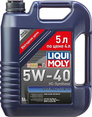 Liqui Moly Optimal Synth 5W-40 5л