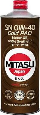 Mitasu MJ-104 Gold PAO SN 0W-40 1л