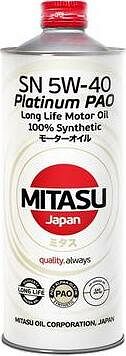 Mitasu MJ-112 Platinum PAO SN 5W-40 1л