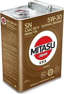 Mitasu MJ-120 Motor Oil SN 5W-30 4л