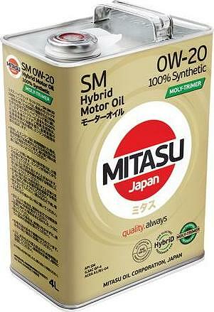 Mitasu MJ-M02 Hybrid Moly-Trimer SM 0W-20 4л