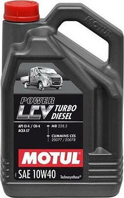 Motul Power LCV Turbo Diesel 10W-40 1л