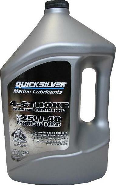 Quicksilver 4-Stroke Synthetic Blend Marine 25W-40 4л