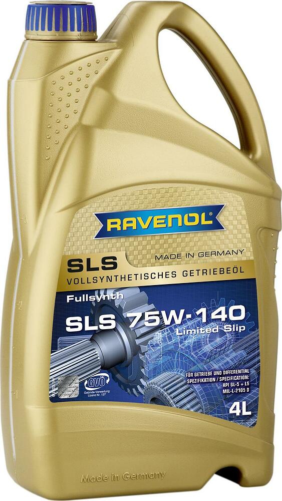Ravenol SLS 75W-140 GL-5 4л