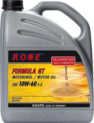 Rowe Hightec Formula GT 10W-60 S-Z 5л