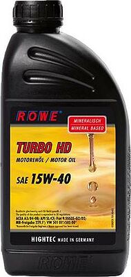 Rowe Hightec Turbo HD 15W-40 1л