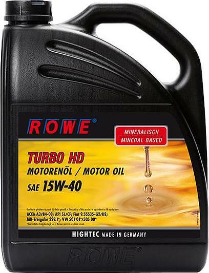 Rowe Hightec Turbo HD 15W-40 5л