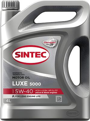 Sintec LUXE 5000 5W-40 SAE SL/CF 4л