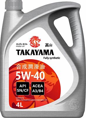 Takayama Adaptec 5W-40 SN/CF A3/B4 4л