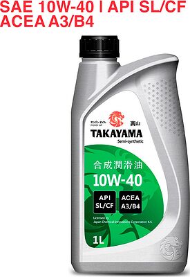 Takayama Motor Oil 10W-40 SL/CF A3/B4 1л