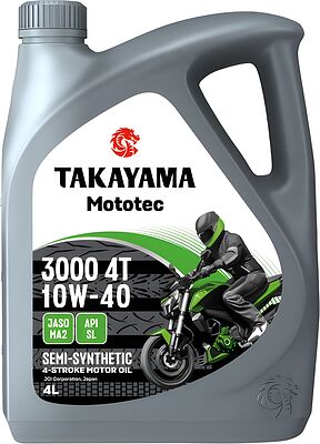 Takayama Mototec 3000 4T MA2 10W-40 SAE SL JASO 4л