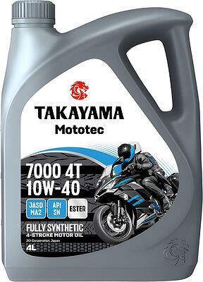 Takayama Mototec 7000 4T MA-2 10W-40 SAE SN JASO MA 4л