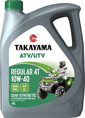 Takayama Mototec ATV/UTV Regular 4T MA2 10W-40 SAE SL JASO 4л