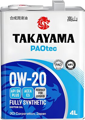 Takayama PAOtec 0W-20 SN plus C5 5л