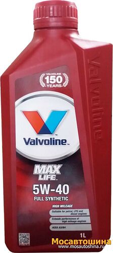 Valvoline Maxlife Full Synthetic