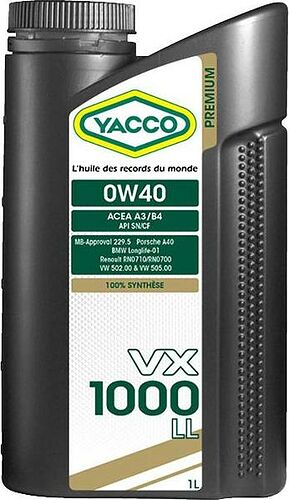 Yacco VX 1000 LL